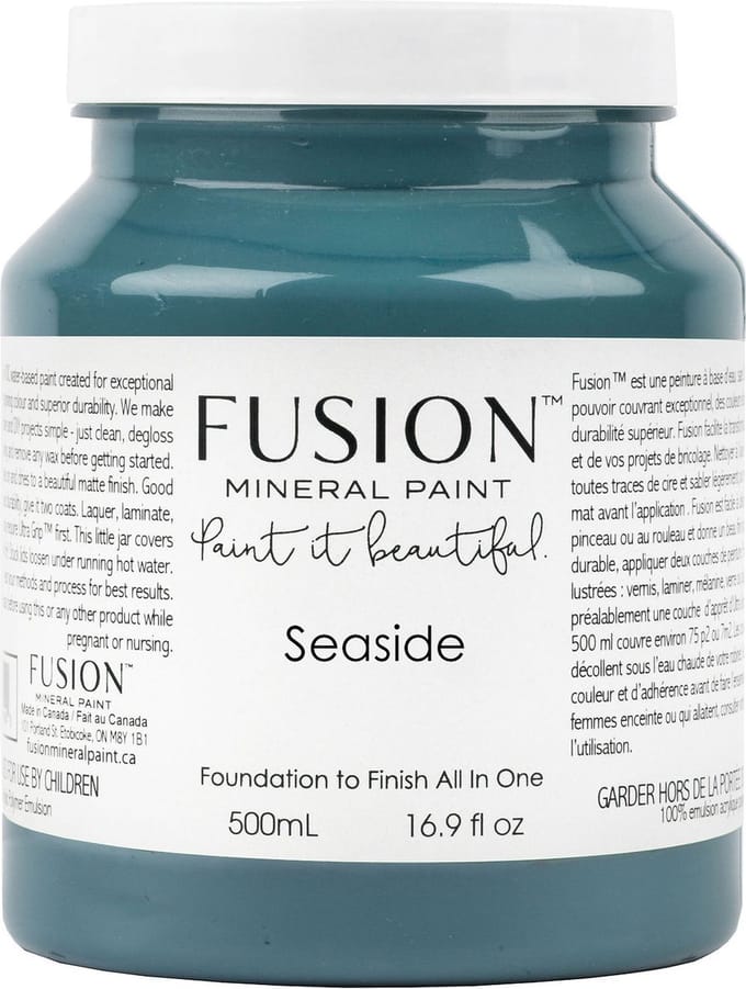 Fusion mineral paint - meubel verf - blauw - Acryl Verf  - Seaside - 500 ml