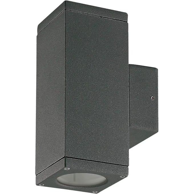 Wandlamp Dopo lighting Cub Square IP54 GU10 Up-down