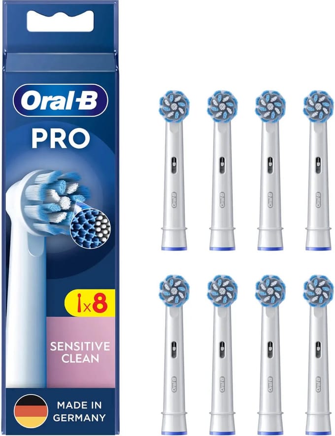 Oral-B PRO Opzetborstels Sensitive, 8 stuks