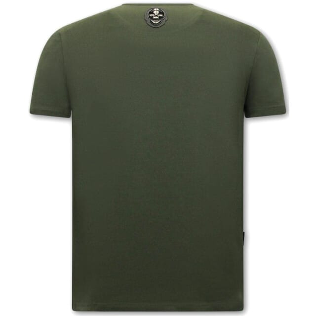 Coole Shirts Heren - Straight Outta Ghetto - Groen