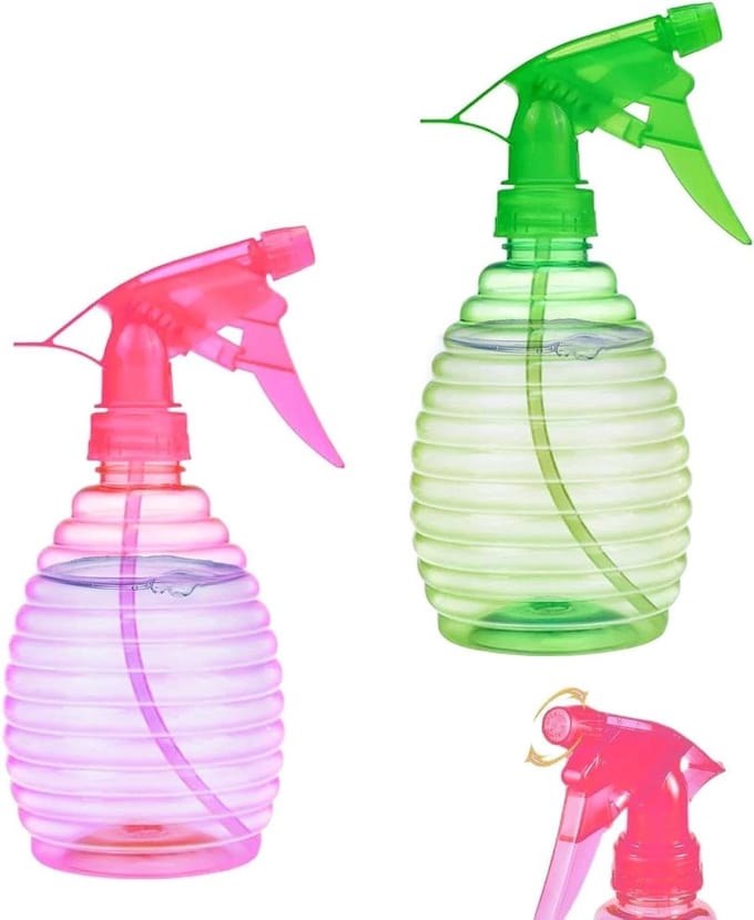 Plantenspuit Set - Sproeifles Tuin - Planten Water Geven - Ergonomische Structuur - 500 ml - Wit