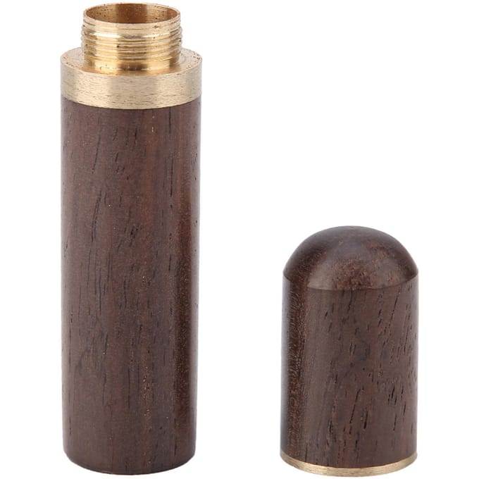 Houten Naalden Veiligheidshouder Opbergorganizer Container Doos Brown gray