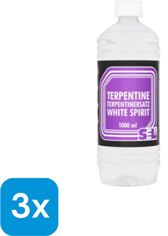 3x 1L Sel Terpentine
