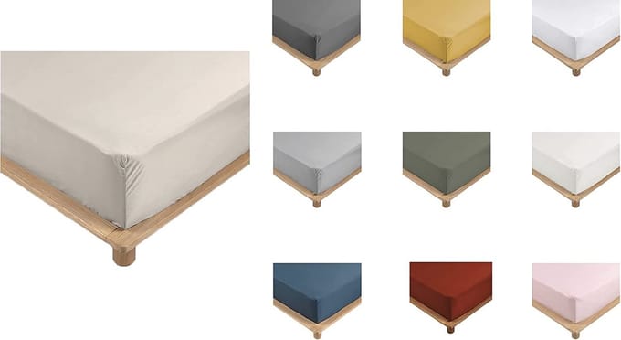 Percale hoeslaken - 30 cm diepte