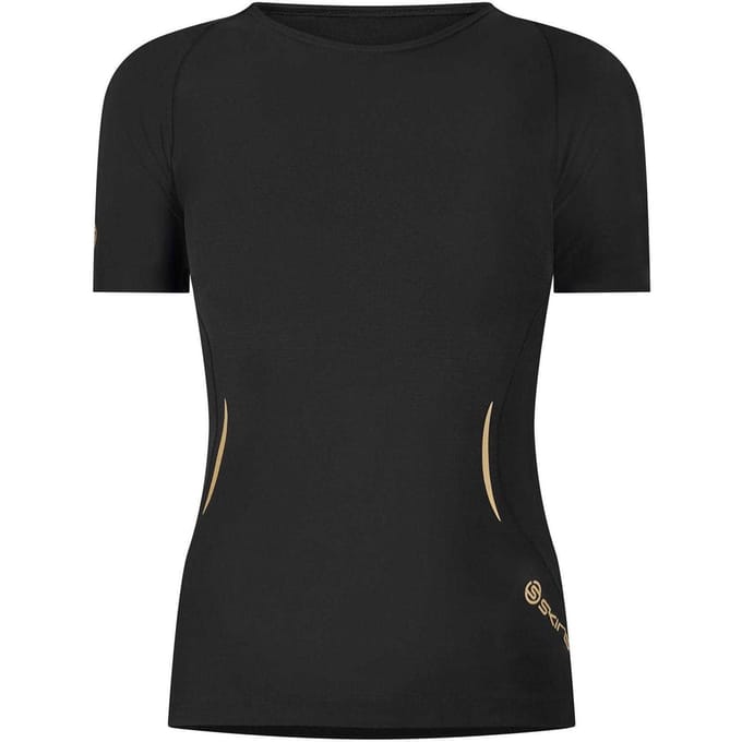 Skins Dames/Dames A400 Compressieshirt (Zwart)