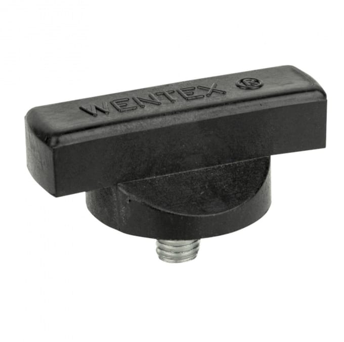 Wentex Rotary Knob for Drape Support M10 x 12 mm - zwart