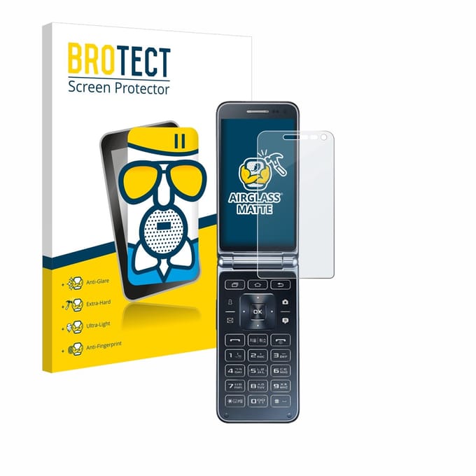 BROTECT - Screenprotector voor Samsung Galaxy Folder 2 - Folie Beschermfolie Beschermglas matte