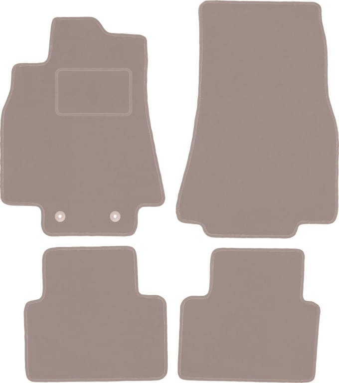 Beige veloursmatten voor: Mercedes A-Klasse W169 hatchback (2004-2012)