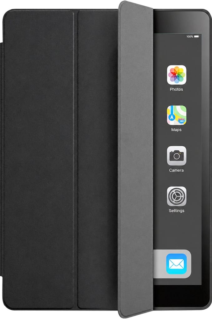 Eiger, Magnetische Folio Hoes geschikt voor Galaxy Tab A9 / A11 met Stylushouder, Zwart