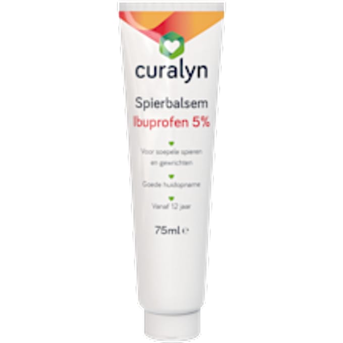 Spierbalsem Curalyn 5% ibuprofen 75ml