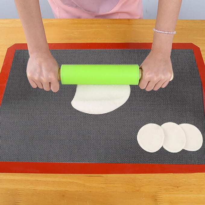 Tapis de cuisson en silicone respirant, antiadhésif et résistant à la chaleur
