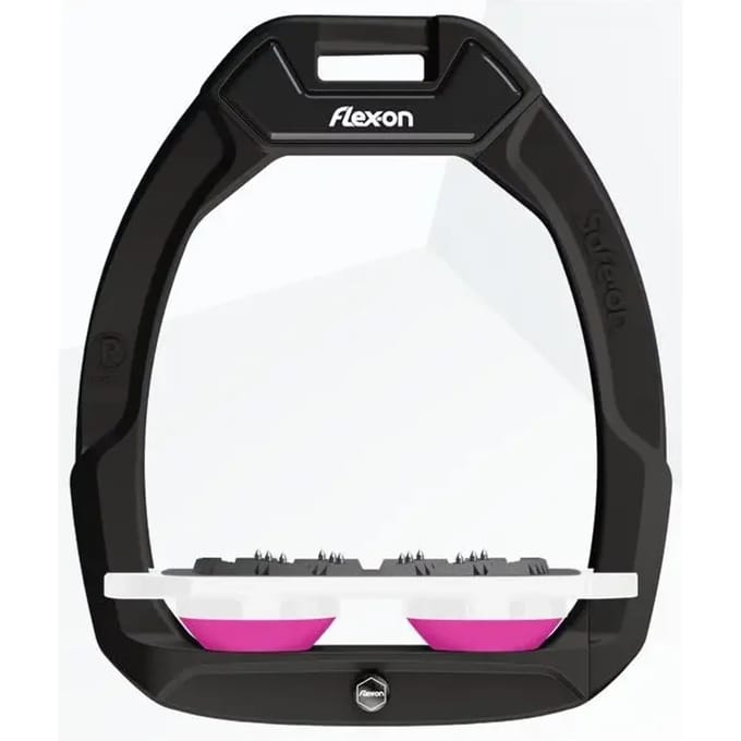 Platte Ultra Grip Veiligheidseisen Zwart/Wit/Roze Flex-On Safe-On