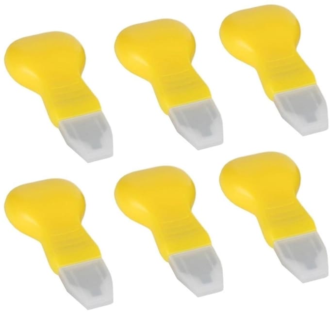 Ontbraamfrees Set - Trimreiniger - 3D Printen - Ondersteuning Verwijderen - 6 Stuks - Geel