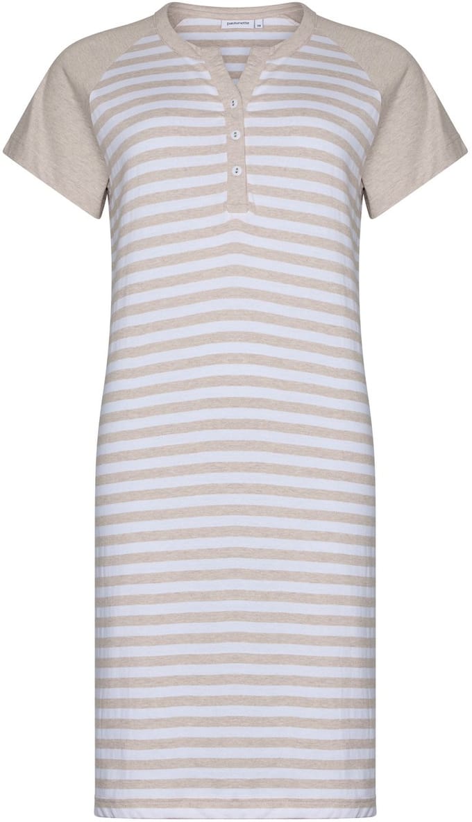 Dames Nachthemd Pastunette - Beige Dream - Katoen - Maat 42