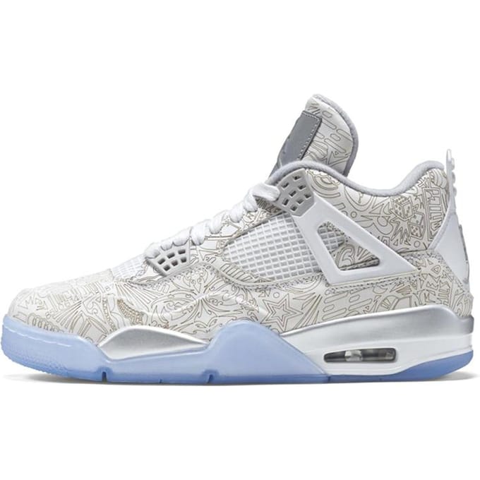 Air Jordan 4 Retro 'Laser' 705333-105 45 white