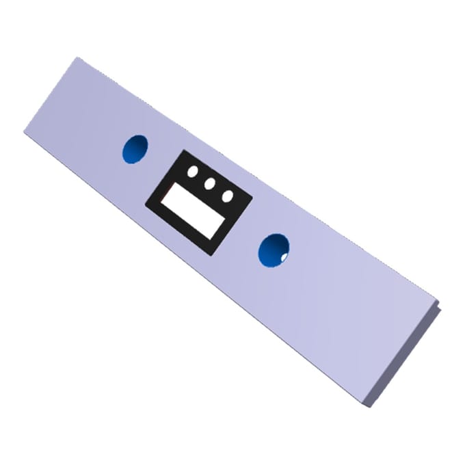 AEG controlepaneel, inox 140224057012