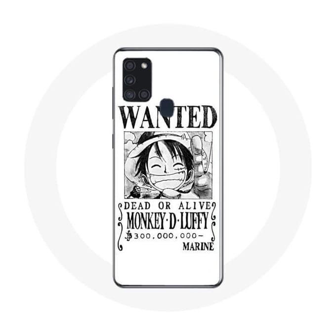 Coque - Maniacase - Galaxy A21S - One Piece Manga - Souple - Blanche blanc