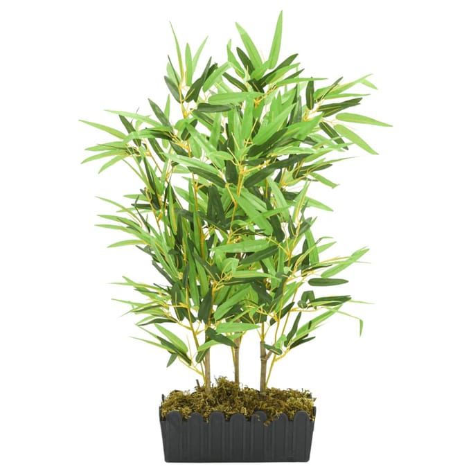 vidaXL - Kunstplant - bamboe - 500 - bladeren - 80 - cm - groen