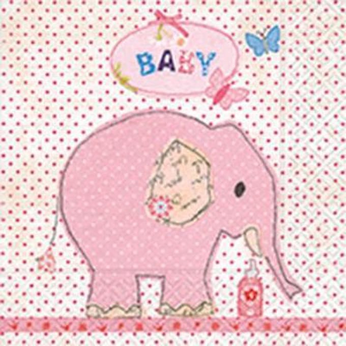 Lunch servet It's a girl babyshower