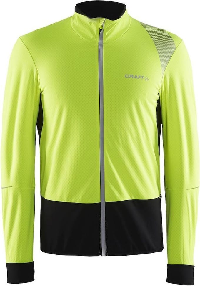 Craft Verve Wind Fietsshirt Lange Mouwen Geel Zwart