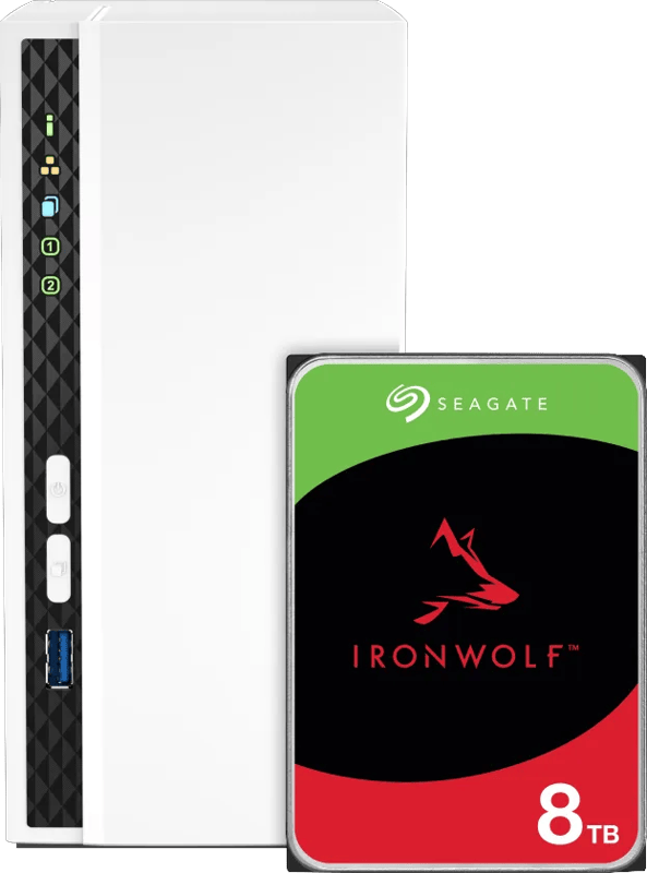 QNAP TS-133 + Seagate Ironwolf 8TB