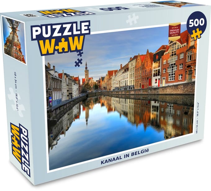 Puzzel Kanaal in België - Legpuzzel - Puzzel 500 stukjes