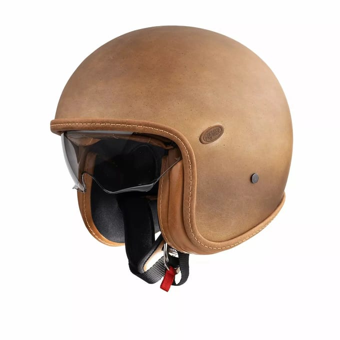 Jet motorhelm Premier Vintage Platinum BO