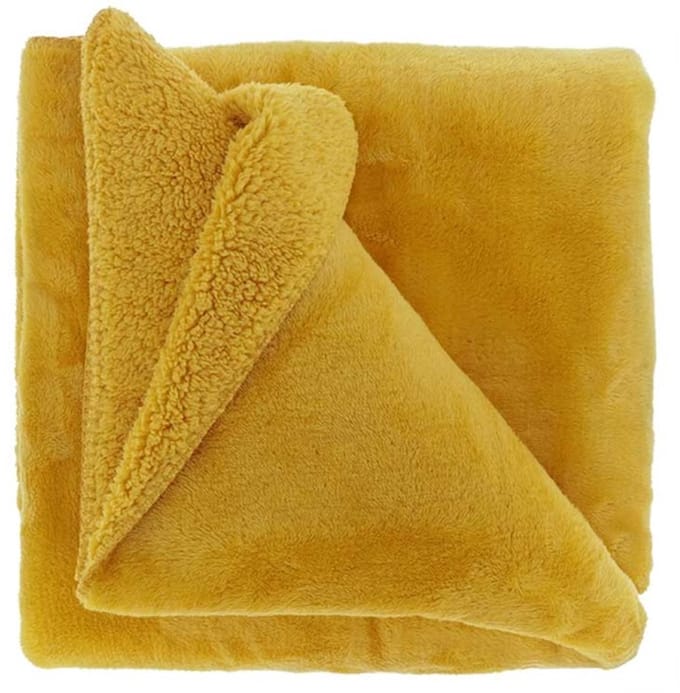 Unique Living | Plaid Torvah 150x200cm bamboo yellow