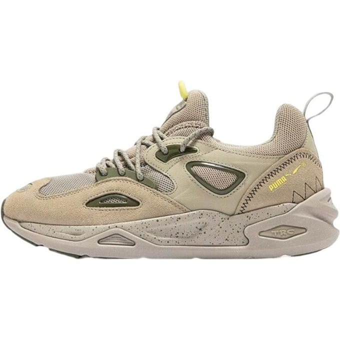 Puma TRC Blaze Elevated Hike Birch Tree Green Moss Unisex Sneakers 390161-02 43 gray