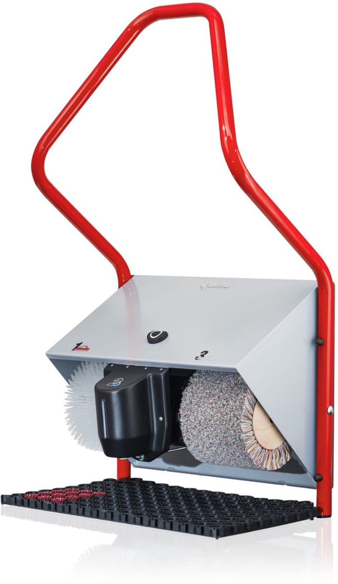 Heute Politec Solar - Schoenpoetsmachine - Red - RAL 3020