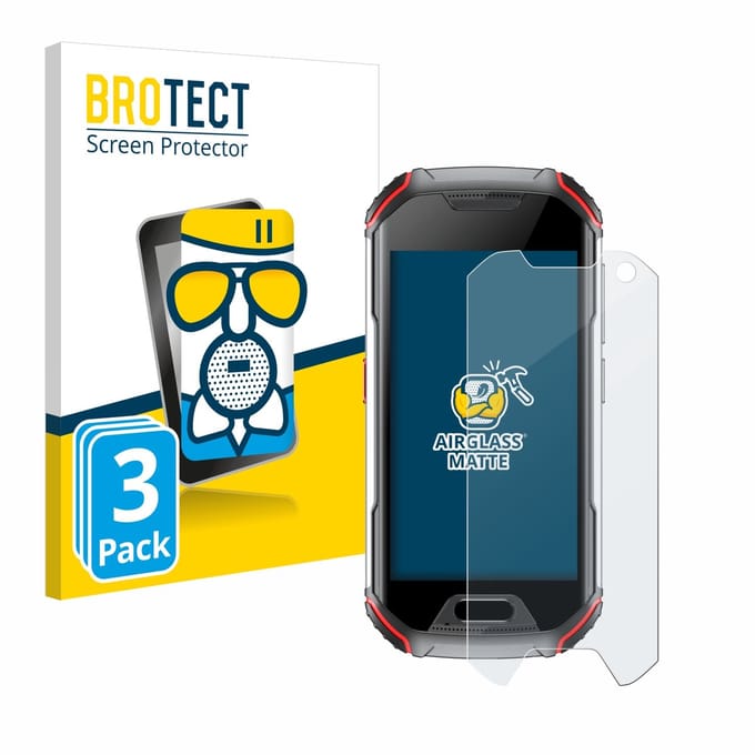 BROTECT - Screenprotector voor Unihertz Atom L - Folie Beschermfolie Beschermglas matte 3 Stuks