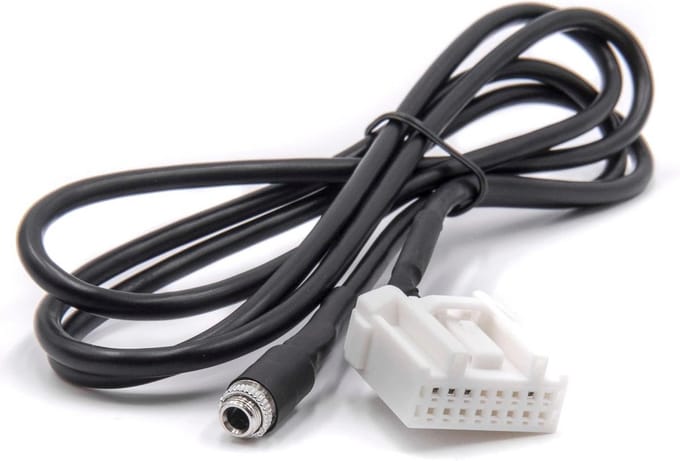 AUX Adapter Kabel 120cm voor Mazda Autoradio (MX-5, RX8, 3, 6) - Line-In Aansluiting