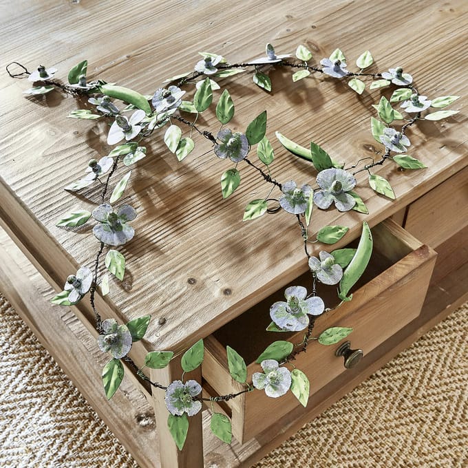 LOBERON Guirlande Cecilia blauw/groen