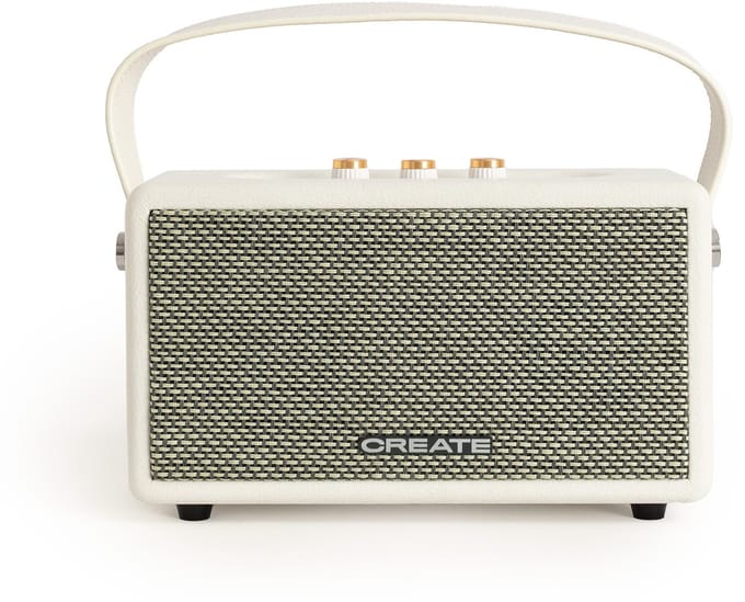 CREATE - Draagbare luidspreker met Bluetooth, USB en AUX, Klein - SPEAKER RETRO