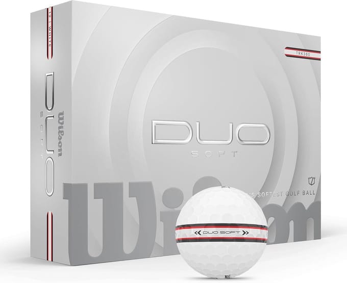 Zachte Golfballen Wit en Rood