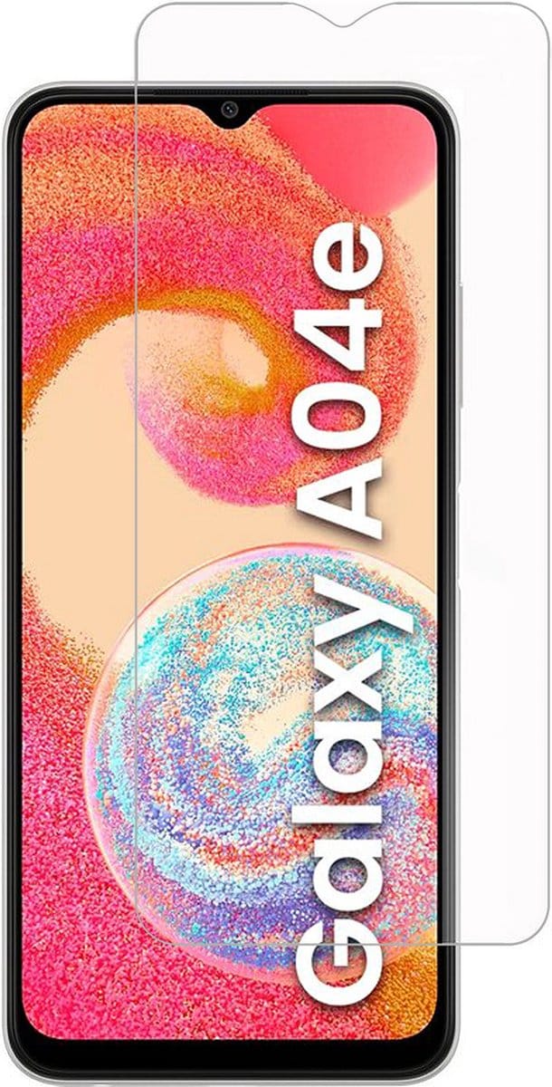 Samsung Galaxy A04e Screenprotector gehard glas bescherming – tempered glass