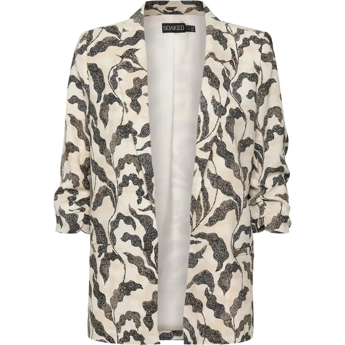 Blazer met print voor dames Soaked in Luxury Shirley