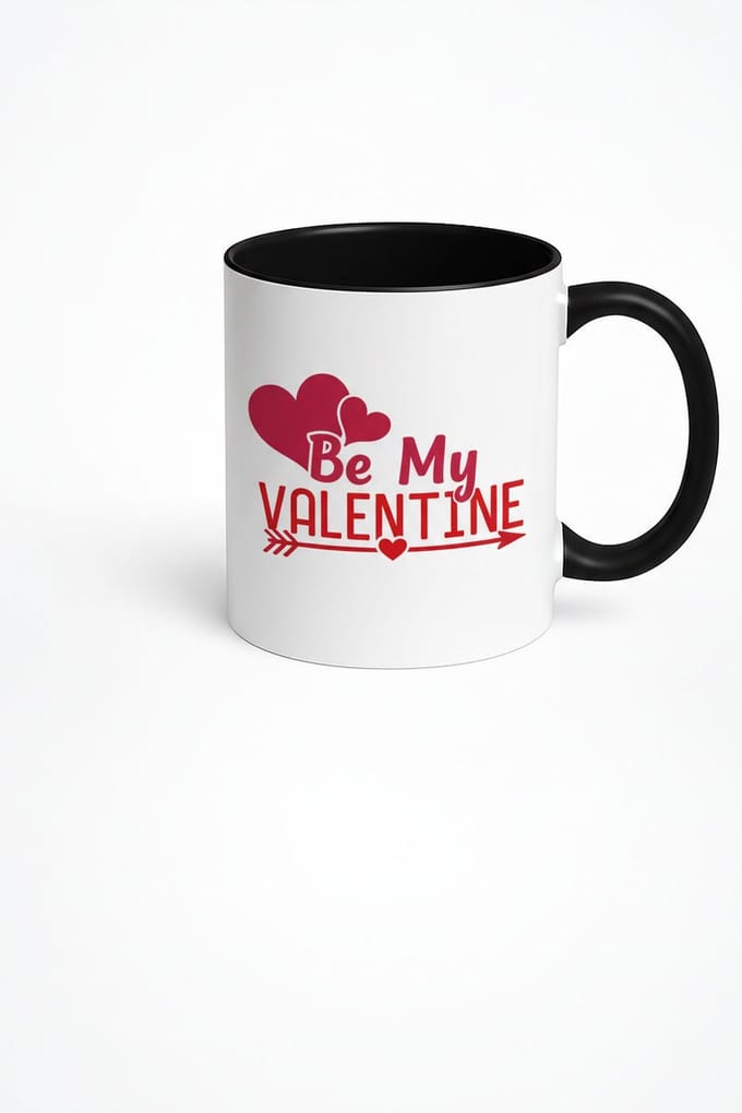 Valentijn Mok "Be My Valentine" met Harten Design | Romantisch Cadeau