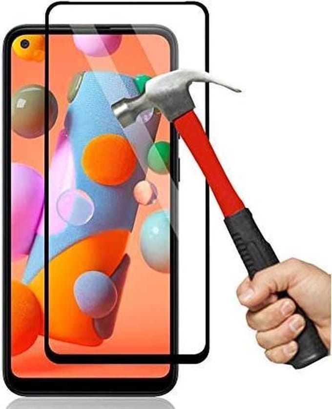 Volledige dekking Screenprotector Glas - Tempered Glass Screen Protector Geschikt voor: Samsung Galaxy A11 - 1x