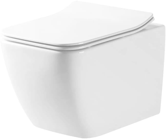 Rea - Hangende toiletpot - Martin - Wit - 51X36,5X32,5CM