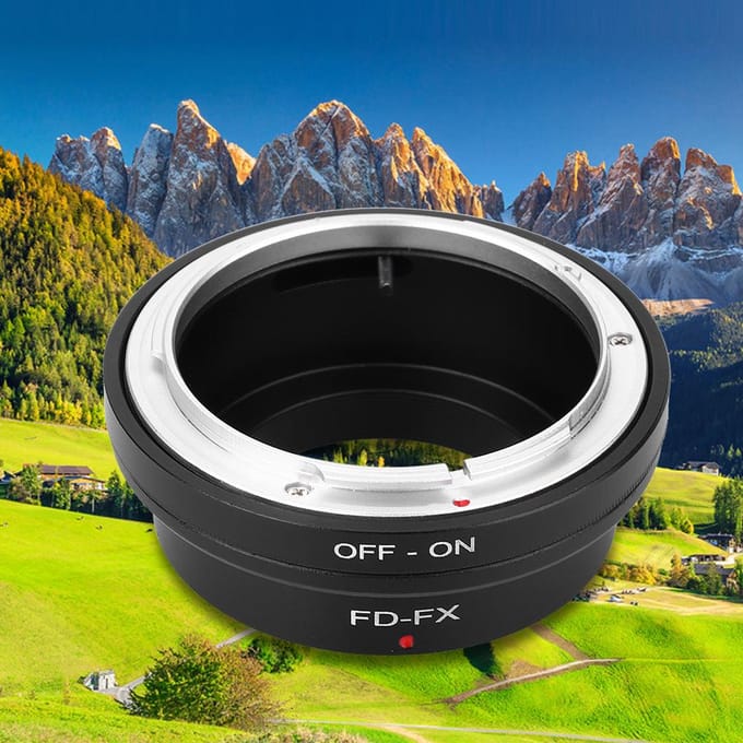 FD-FX voor Canon FD Mount Lens Adapter Ring voor Fujifilm FX X Mount Camera black