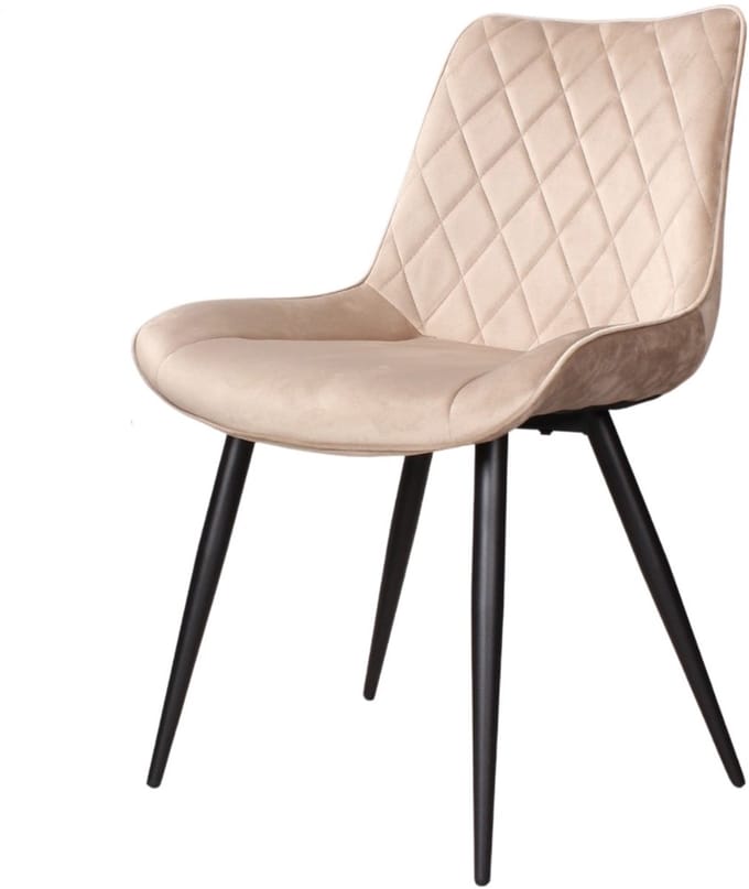 DS4U - Benito 3.0 eetkamerstoel velours - champagne