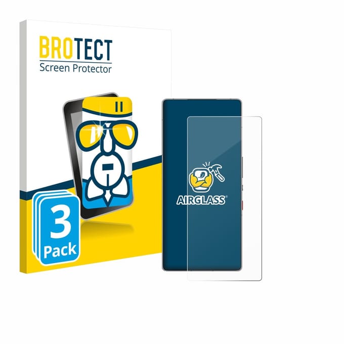 Screenprotector 3 Stuks voor ZTE Nubia Red Magic 10S Pro Beschermglas transparant