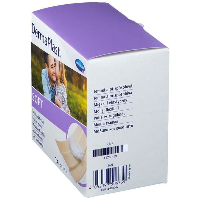 Hartmann DermaPlast Soft 6cm x 5m 1 Pleister