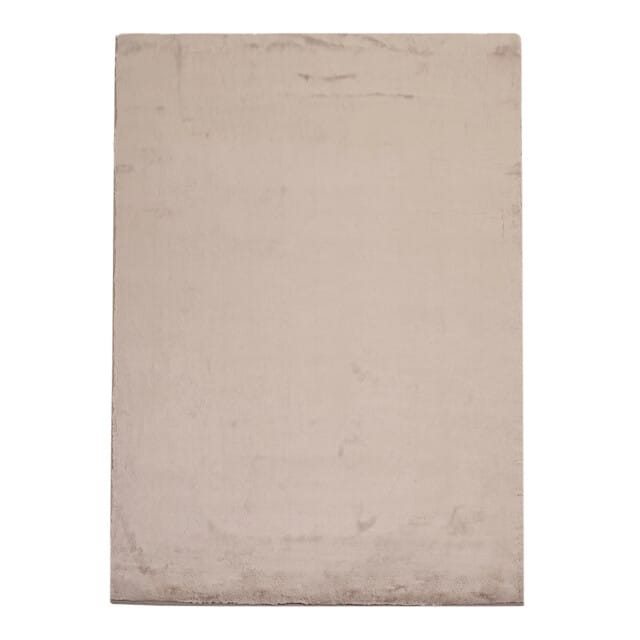 Muratap Paradise fluffy soft vloerkleed hoogpolig effen tapijt wit- 120 cm rond
