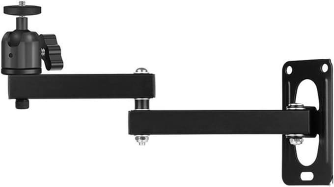Projector Muurbeugel - Projectorhanger Beugel - Thuisbioscoop Inrichten - Volledig Verstelbaar - 30cm Lengte - Wit