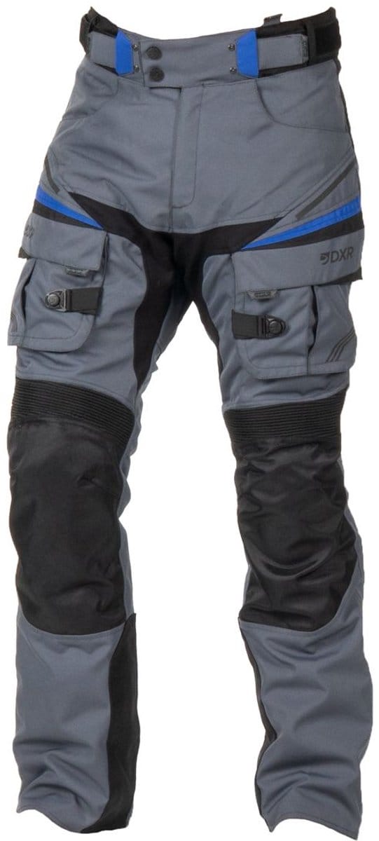 DXR Motorbroek - Emisfer Pant - Grijs/Zwart/Blauw - XXL