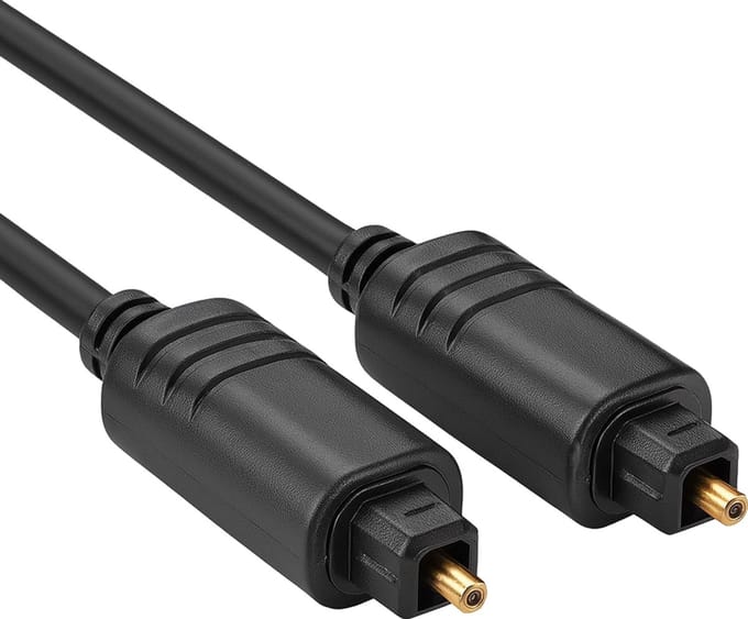 Optische kabel - Toslink - 2 meter - Zwart - Allteq