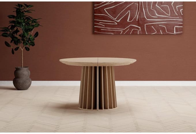Svea - Francien uitschuifbare eettafel 120-210 cm - naturel