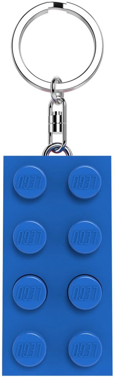 Euromic LEGO® Minifigurines Keychain Light 2x4 Brick Blue